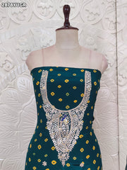 KcPc New Royal Bandhani Crepe Silk Suit with Gota Patti Detailing RSAF